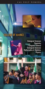 cover, 3-panel brochure, College of Science, Cal Poly Pomona