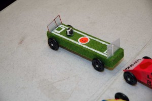 A soccer field is also a racing car!