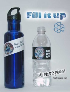 plastic water bottle reuseable water bottle